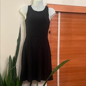Pact Black Sleeveless Dress - S